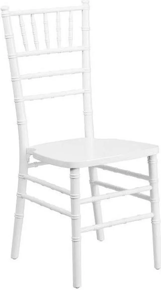 Alt view image 8 of 15 - FLASH FURNITURE 2-XS-WHITE-GG HERCULES Series White Wood Chiavari Chair