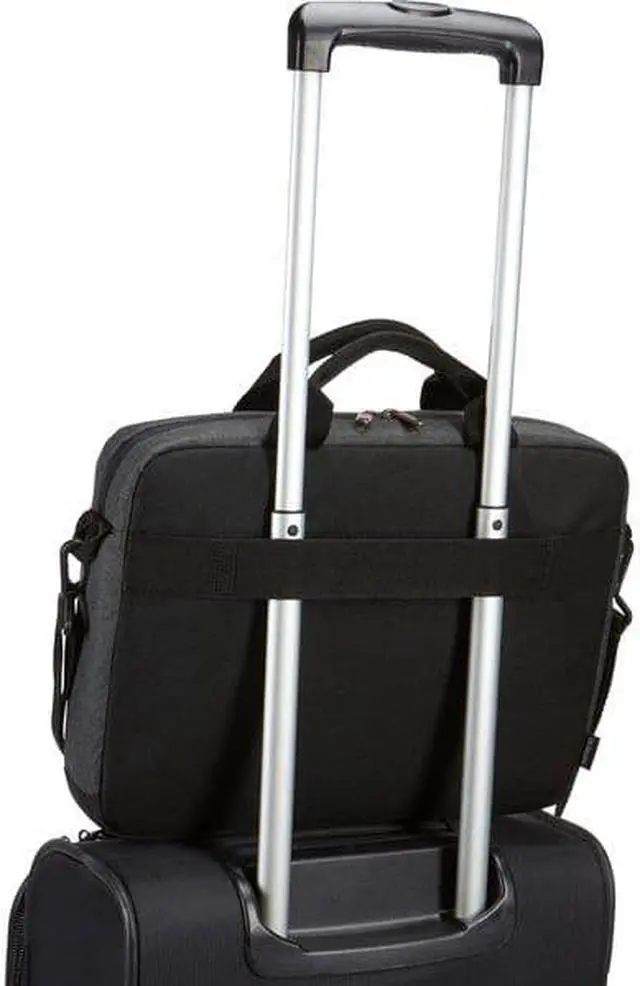Alt view image 6 of 18 - Case Logic 3203694 14 in. Era Attache Laptop Case, Black