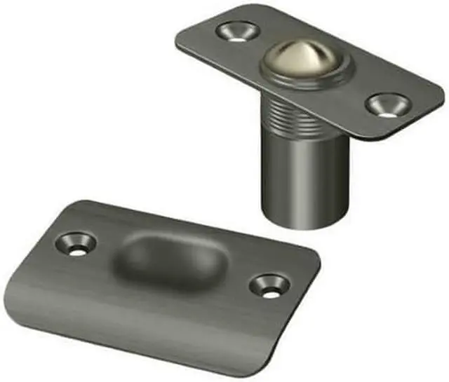 Alt view image 2 of 2 - Deltana BC218RU15A Ball Catch Round Corners Solid Brass-US15A