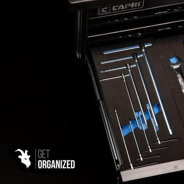 Alt view image 9 of 9 - capri tools sliding t-handle hex wrench set with mechanic's tray, 8-piece (cp13080mt)