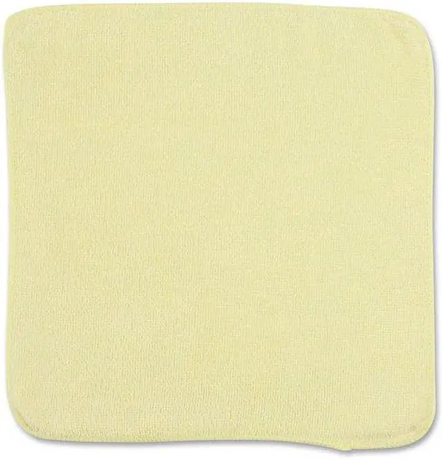 Alt view image 7 of 12 - Rubbermaid Commercial Products Microfiber Cloth,12" x 12",Yellow,PK24  1820580