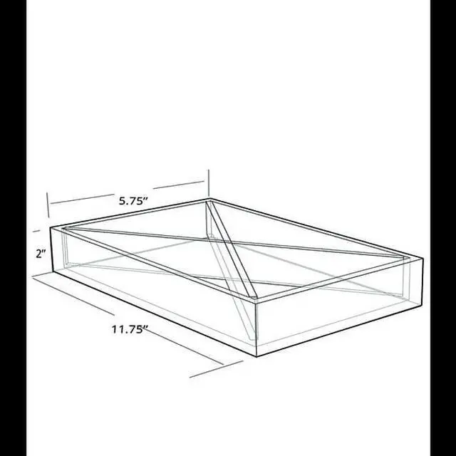 Alt view image 6 of 7 - Azar 4-Compartment Plastic Storage Clear 2/Box (556353)