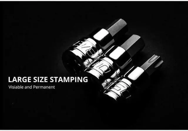 Alt view image 11 of 13 - Capri Tools XZN Triple Square Spline Bit Socket Set, Metric, 10-Piece