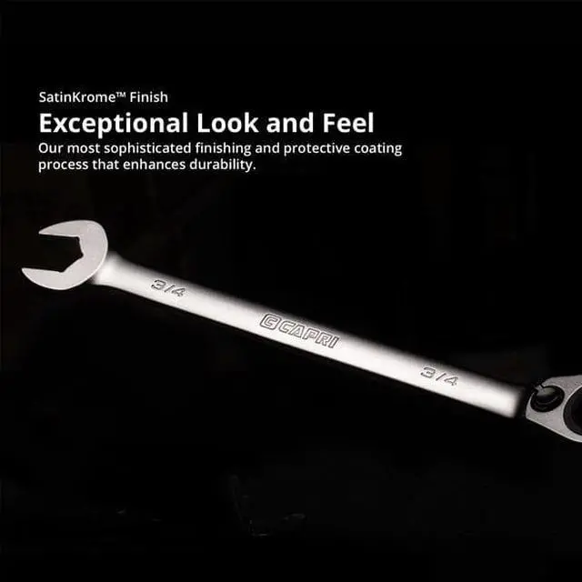 Alt view image 2 of 7 - CAPRI TOOLS CP15057 5/8 in 6-Point Long Pattern Reversible Ratcheting