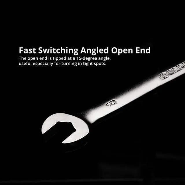 Alt view image 5 of 7 - CAPRI TOOLS CP15057 5/8 in 6-Point Long Pattern Reversible Ratcheting