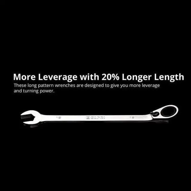 Alt view image 6 of 7 - CAPRI TOOLS CP15057 5/8 in 6-Point Long Pattern Reversible Ratcheting