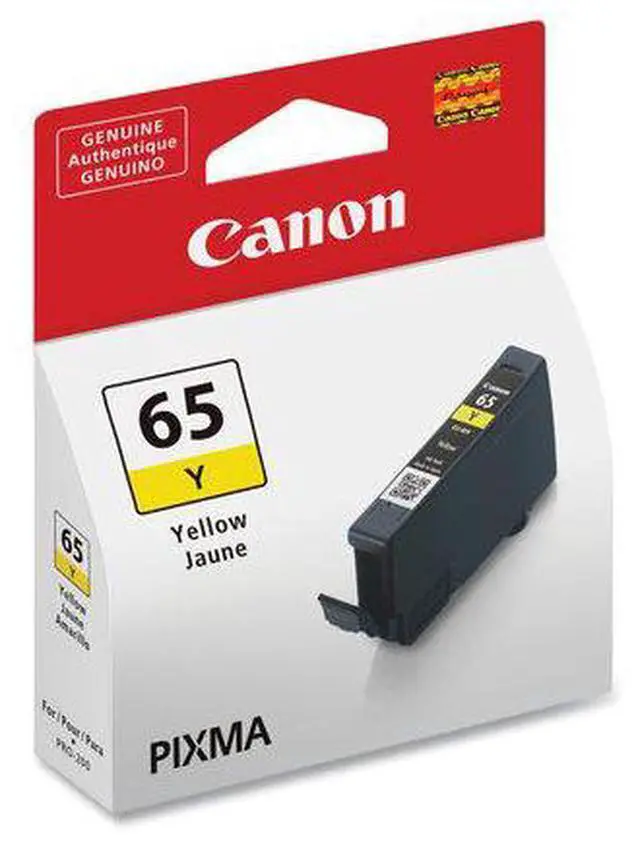 Alt view image 14 of 14 - Canon CLI-65 Yellow Ink Tank for PIXMA Pro-200 Printer #4218C002