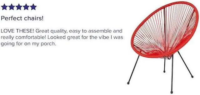 Alt view image 12 of 20 - Valencia Oval Comfort Series Take Ten Red Rattan Lounge Chair