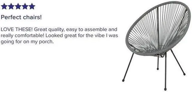 Alt view image 11 of 20 - Valencia Oval Comfort Series Take Ten Grey Rattan Lounge Chair