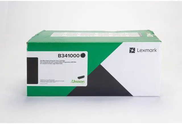 Alt view image 9 of 13 - Lexmark B341000 Laser Toner Cartridge Black in Retail Packaging