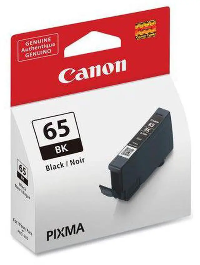 Alt view image 9 of 10 - Canon CLI-65 Black Ink Tank for PIXMA Pro-200 Printer #4215C002