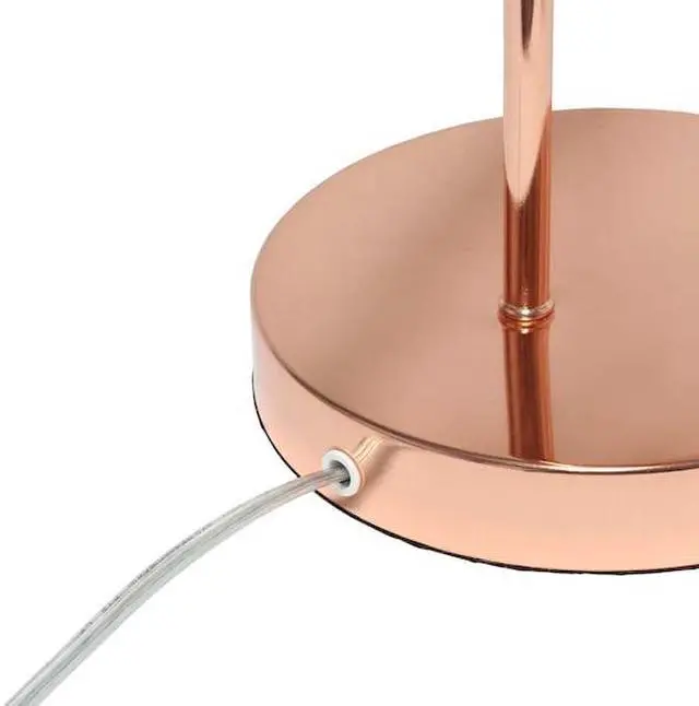 Alt view image 8 of 14 - Lalia Home Arched Metal Cage Table Lamp, Rose Gold
