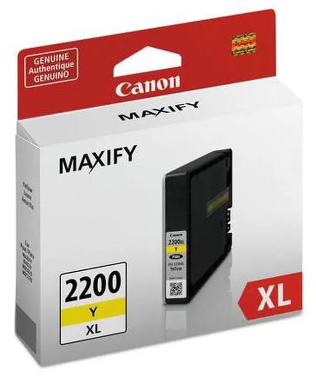 Alt view image 6 of 11 - PGI-2200XL YELLOW INK TANK FOR