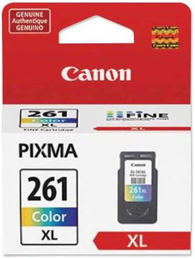 Alt view image 12 of 16 - Canon Ink Canon CL-261XL Amr Printer Ink, Extra Large, Multi