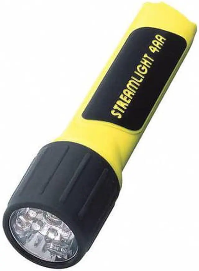 Alt view image 8 of 11 - Streamlight 4AA Propolymer LED Flashlight, White LEDs with Batteries,Yellow,Box