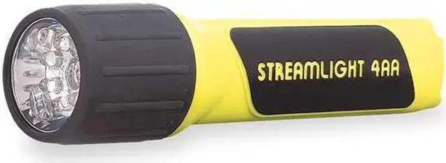 Alt view image 11 of 11 - Streamlight 4AA Propolymer LED Flashlight, White LEDs with Batteries,Yellow,Box