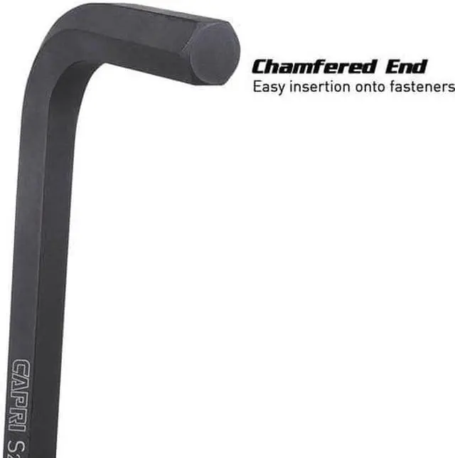 Alt view image 6 of 8 - capri tools hex key wrench set, long arm ballpoint end, sae, premium s2 steel