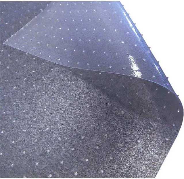 Alt view image 4 of 5 - Floortex Cleartex 3115226EV Computex Anti-Static Advantagemat Pvc Rectangular Chair Mat For Standard Pile Carpets 0.38 In., Clear 48 X 60 In.