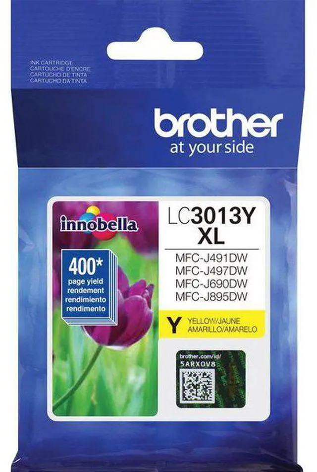 Alt view image 10 of 18 - Brother LC3013Y High Yield Innobella Ink Cartridge - Yellow