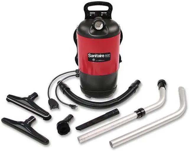 Alt view image 3 of 3 - SANITAIRE SC412B Backpack Vacuum Cleaner,120 cfm,120V,6qt
