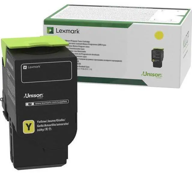 Alt view image 10 of 12 - Lexmark 78C10Y0 Return Program Toner Cartridge - Yellow
