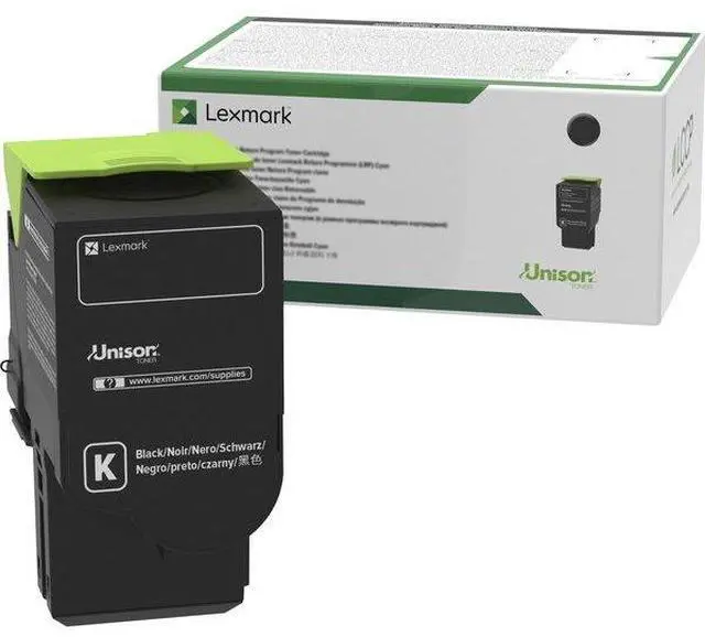 Alt view image 8 of 12 - Lexmark 78C10K0 Return Program Toner Cartridge - Black