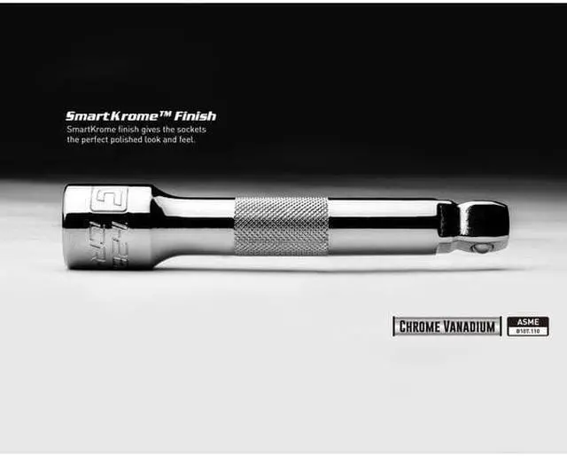 Alt view image 5 of 8 - capri tools 1/2-inch drive wobble extension bar set, 3-piece (1-2600)