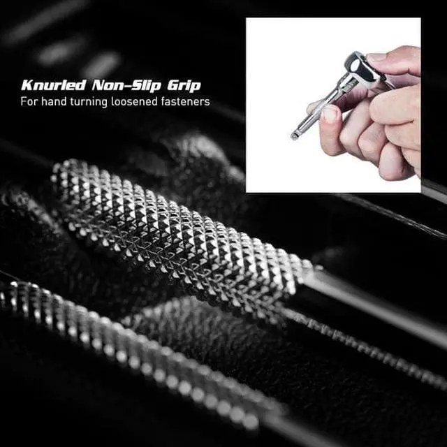 Alt view image 6 of 8 - capri tools 1/2-inch drive wobble extension bar set, 3-piece (1-2600)