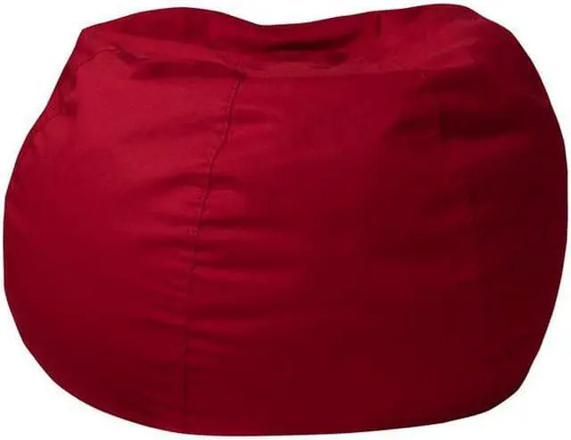 Alt view image 5 of 11 - Small Solid Red Kids Bean Bag Chair