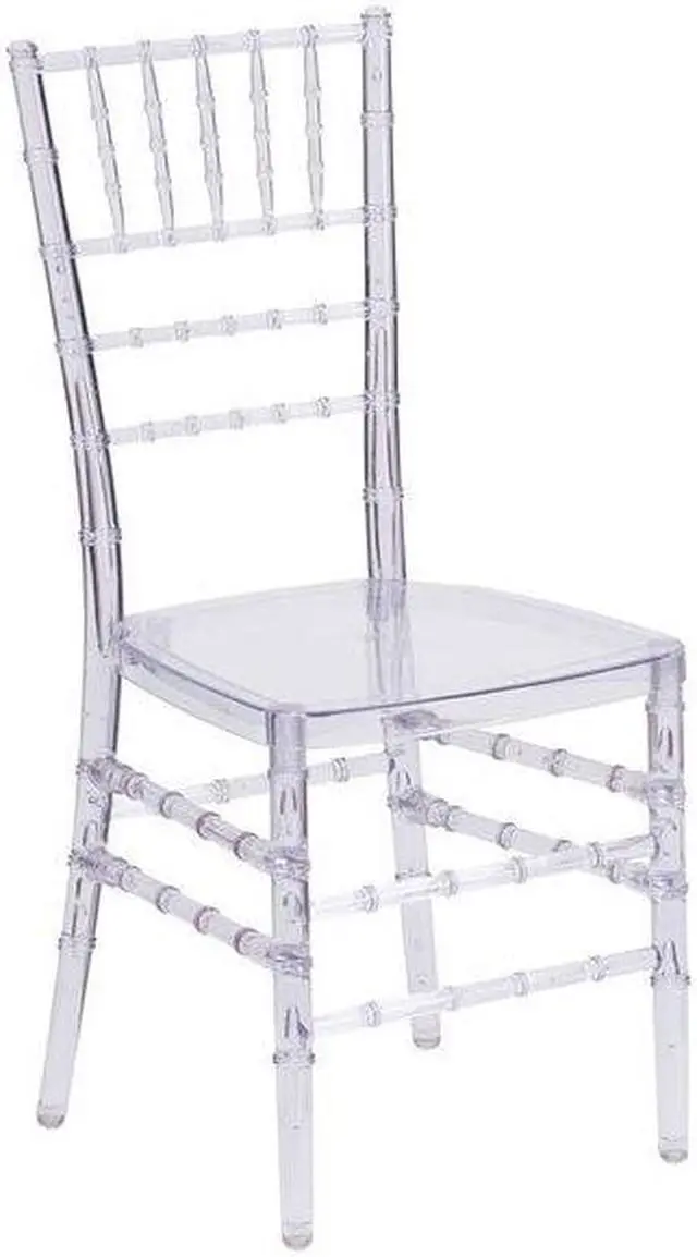 Alt view image 15 of 20 - Flash Elegance Crystal Ice Stacking Chiavari Chair