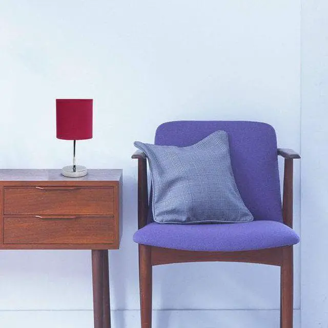Alt view image 13 of 13 - Simple Designs Chrome Mini Basic Table Lamp with Fabric Shade 2 Pack Set, Slate Gray