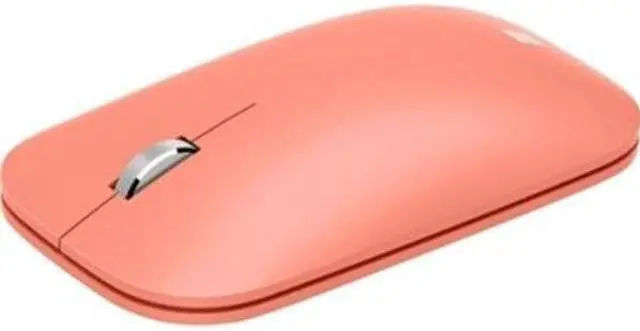 Alt view image 9 of 12 - Microsoft Mobile Mouse - Peach. Comfortable Right/Left Hand Use with Metal Scroll Wheel, Wireless, Bluetooth for PC/Laptop/Desktop, works with Mac/Windows 8/10/11 Computers