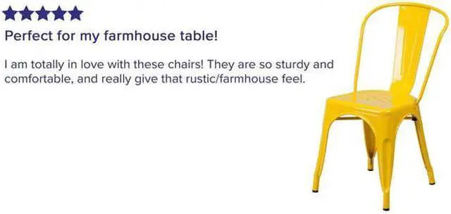 Alt view image 5 of 18 - FLASH FURNITURE 4-CH-31230-YL-GG Yellow Metal Indoor-Outdoor Stackable Chair