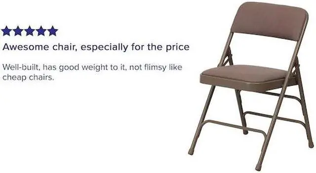 Alt view image 20 of 20 - 2 Pk. HERCULES Series Curved Triple Braced & Double Hinged Beige Fabric Metal Folding Chair