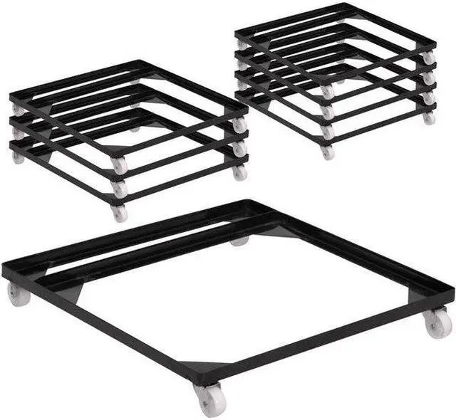 Alt view image 2 of 12 - FLASH FURNITURE 8-FD-BAN-CH-DOLLY-GG HERCULES Series Steel Stack Chair and