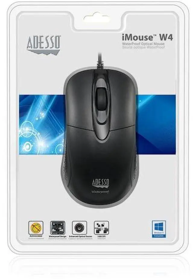 Alt view image 15 of 20 - Adesso iMouse W4 Mouse