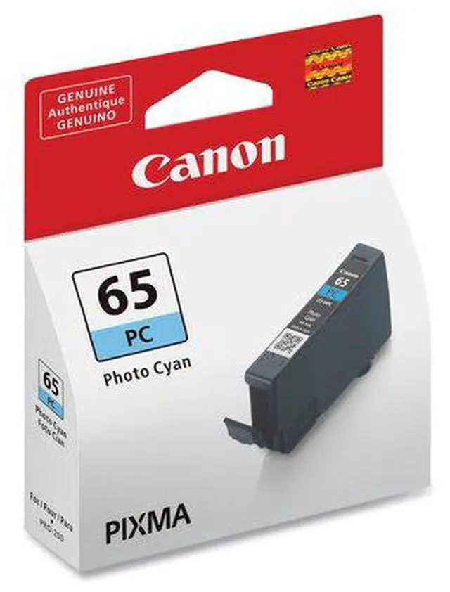 Alt view image 13 of 15 - Canon CLI-65 Photo Cyan Ink Tank for PIXMA Pro-200 Printer #4220C002