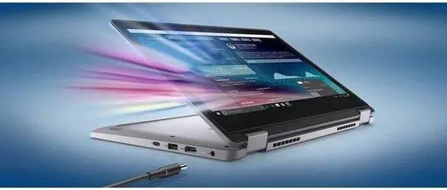 Alt view image 6 of 9 - Dell Chromebook 11 3000 3310 11.6" Touchscreen 2 in 1 Chromebook - HD - 1366 x 768 - Intel Celeron N4020 Dual-core (2 Core) - 4 GB RAM - 32 GB Flash Memory - Chrome OS - English Keyboard - 13 Hou