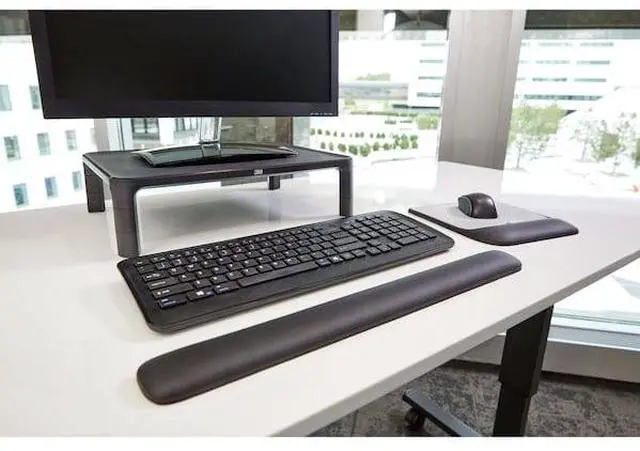 Alt view image 3 of 5 - 3M WR85B Wrist Rest,Black,19in L