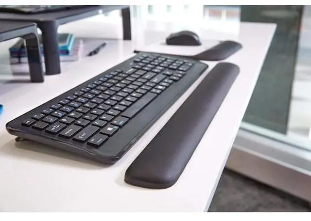 Alt view image 4 of 5 - 3M WR85B Wrist Rest,Black,19in L