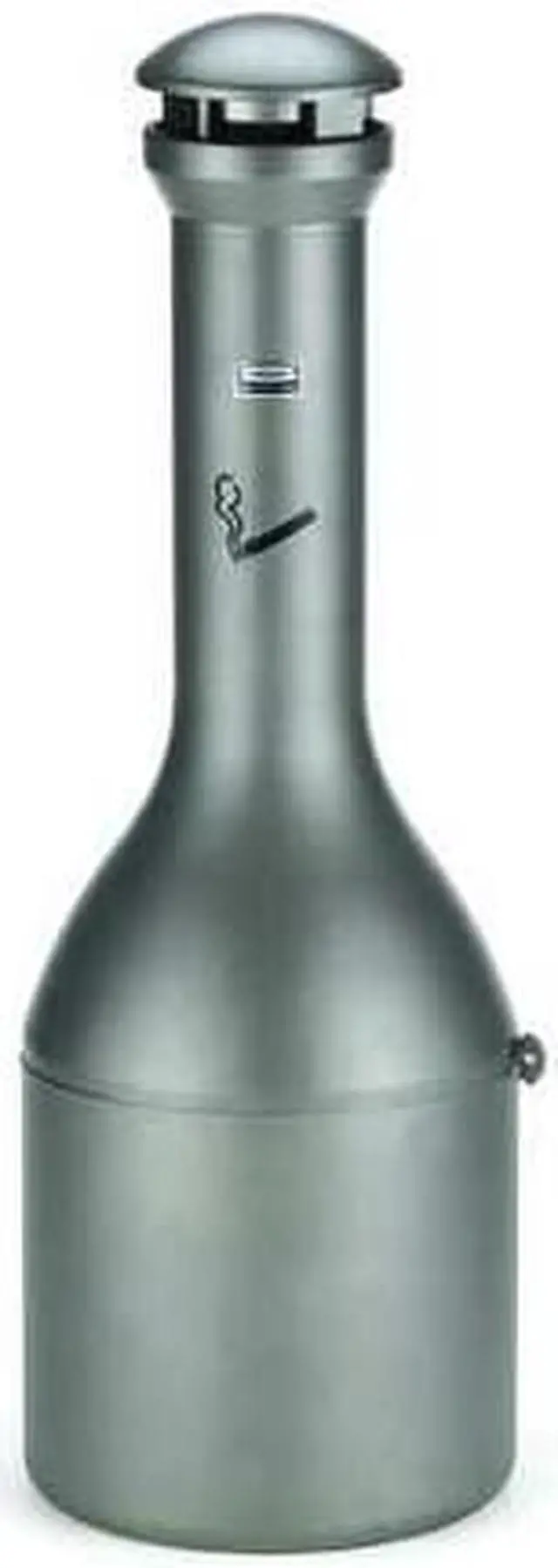 Alt view image 5 of 11 - Rubbermaid Commercial Products RCP 9W33 APE Infinity Tradi Smoking Receptacle - Antique Pewter