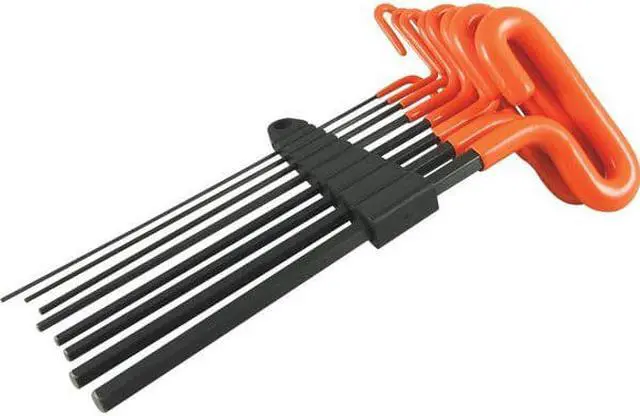 Alt view image 5 of 8 - dynamic tools 8 piece 9" long t-handle sae hex key set, 5/64" - 3/8"