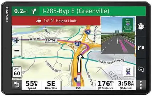Alt view image 2 of 20 - Garmin dezl OTR1000, 10-inch GPS Truck Navigator  (010-02315-00)