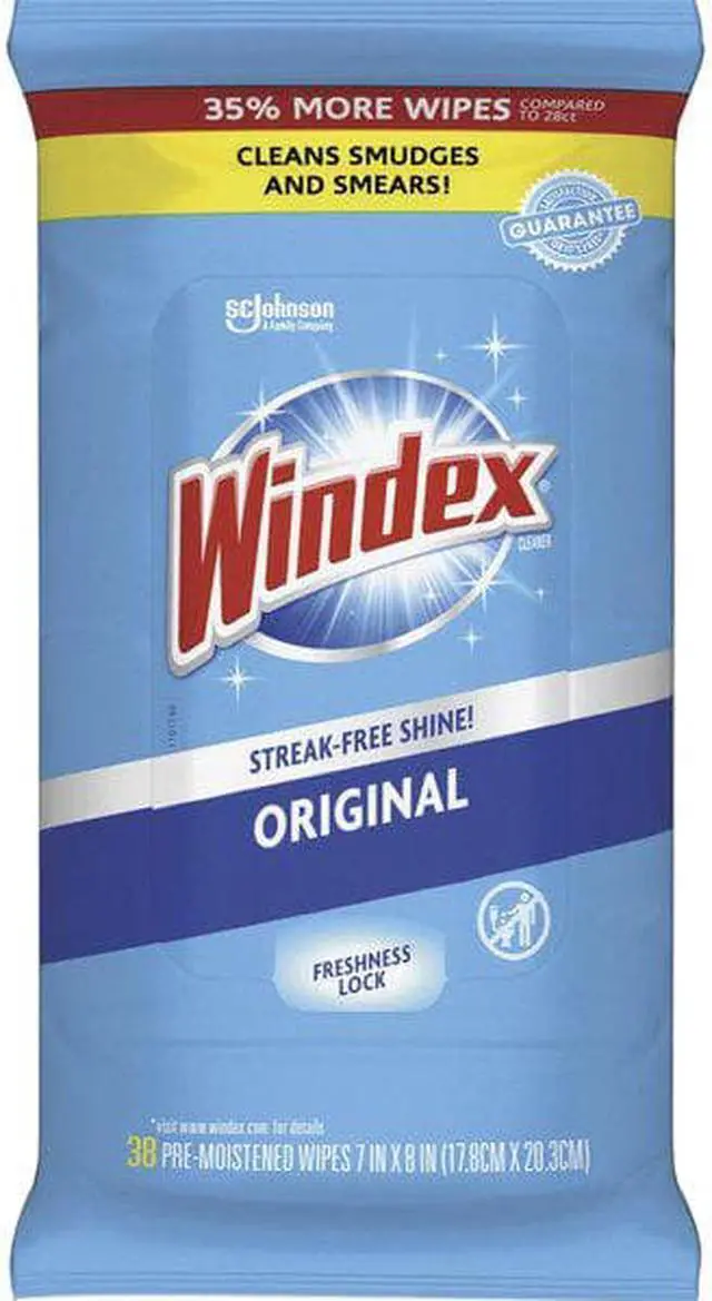 Alt view image 2 of 2 - WINDEX 319251 Wipes Glass Cleaner Wipes, Unscented