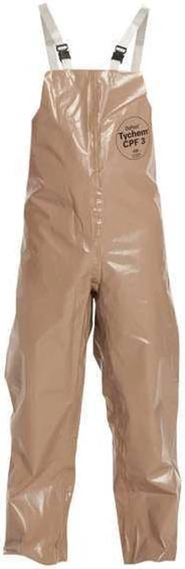 Alt view image 3 of 3 - Unisex Bib Overall, Lining Material: Non-Woven Polypropylene, Inseam: 30", Tan