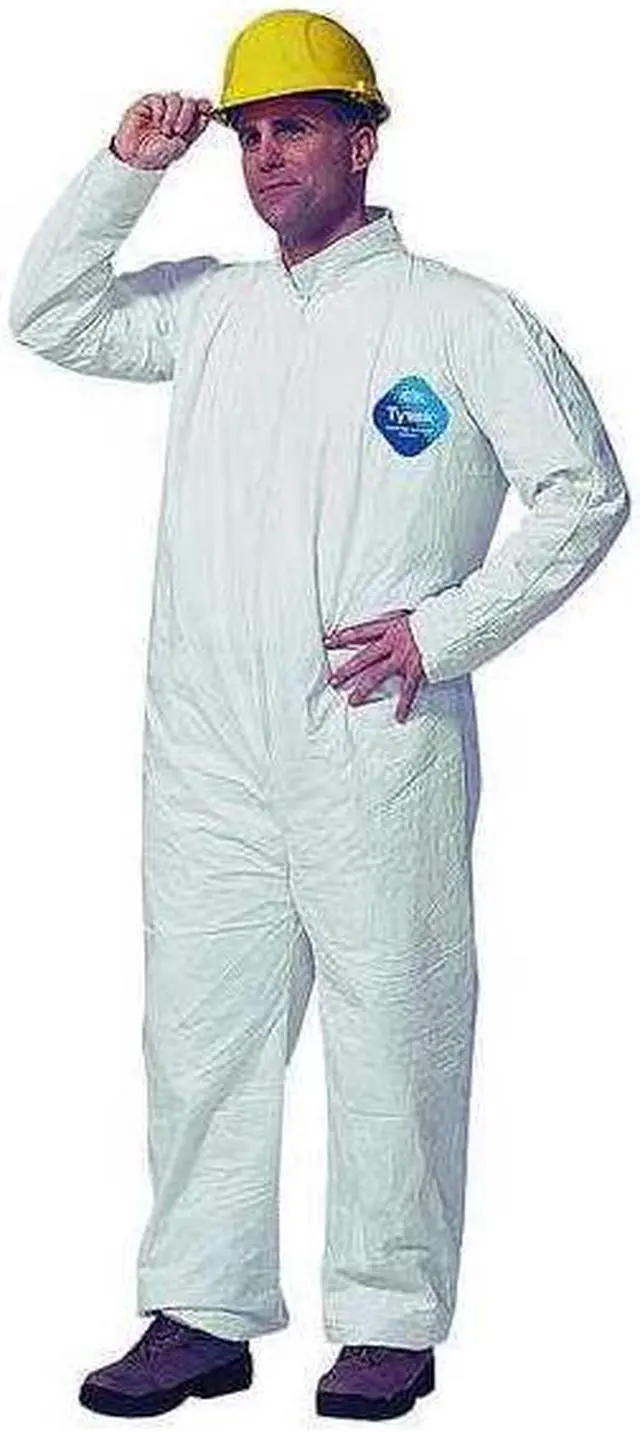 Alt view image 7 of 7 - Dupont Tyvek Coverall Zip Ft  Size Xl