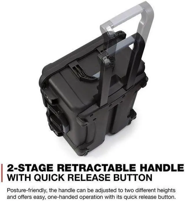 Alt view image 13 of 16 - NANUK CASES 950-1001 Black Protective Case, 22-7/8"L x 18-3/8"W x 11-3/4"D