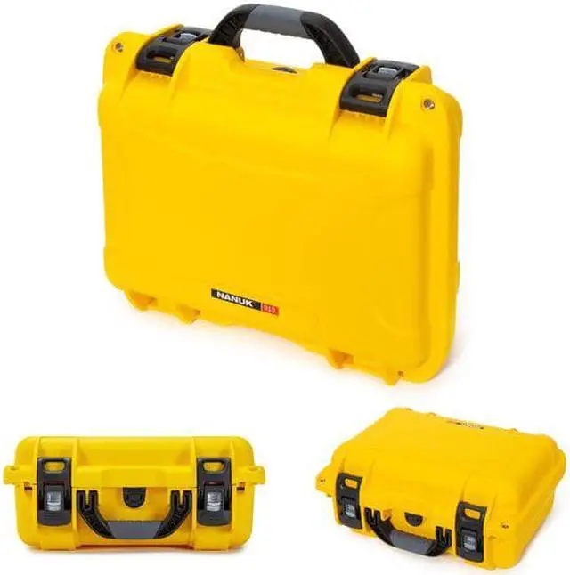 Alt view image 3 of 9 - NANUK CASES 915-1004 Yellow Protective Case, 15.8"L x 12.1"W x 6.8"D
