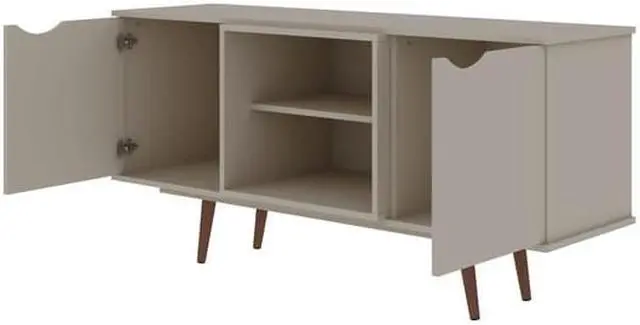 Alt view image 10 of 14 - Hampton 53.54 TV Stand in Off White