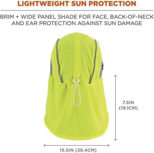 Alt view image 6 of 9 - Cooling Hat, Lime, One Size